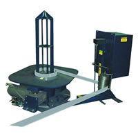 The Model HS pallet decoiler is specifically designed for high-speed rollforming applications.